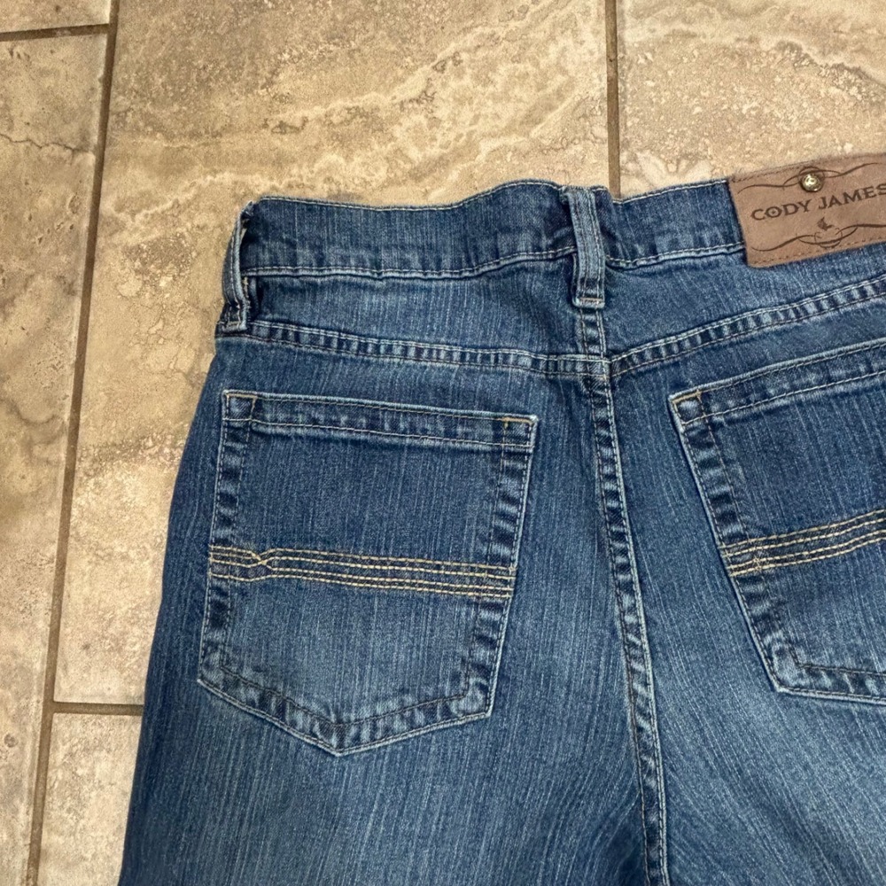 Cody‎ James Mens Medium Wash Straight Leg Western Jeans 33x34 CJFA21J99 Blue - Picture 12 of 16